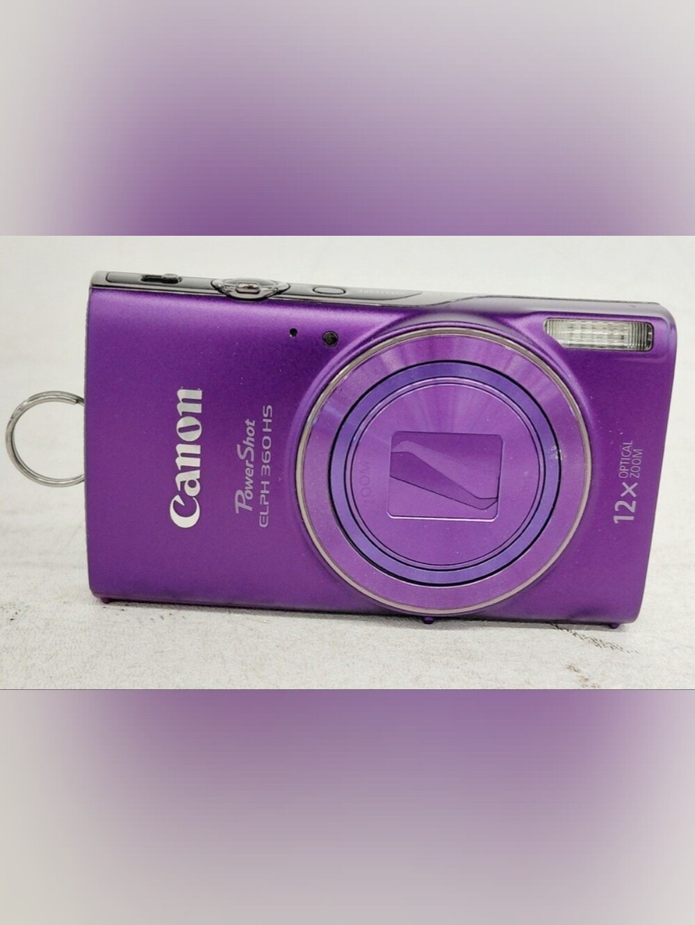 Canon PowerShot ELPH 360 HS Compact Digital Camera - Purple